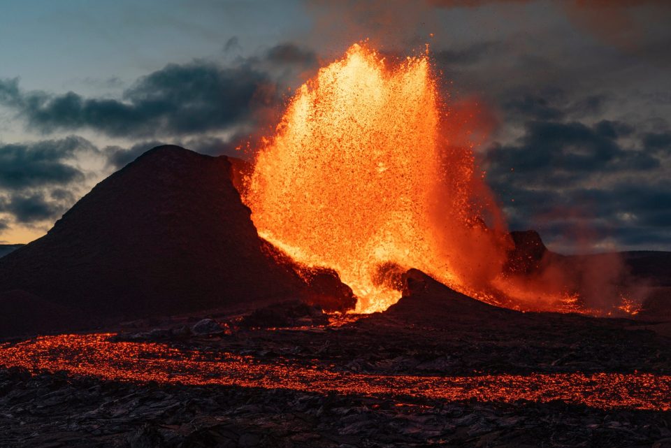 A volcano has erupted in Iceland