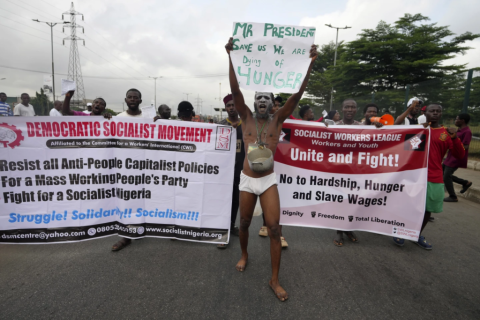 Nigerian protesters